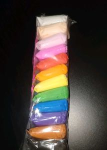 Air Dry Clay Kit (12 colours) with 2 spatula