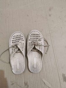 Woven Lattice Slip-On Shoes