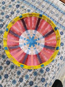 Colorful Woven Decorative Basket