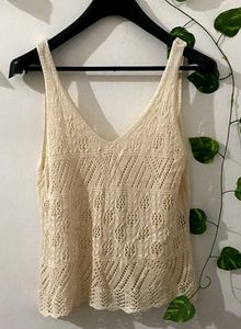 Boho Crochet Knit Tank Top