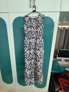 Stylish Sleeveless Printed Maxi Dress