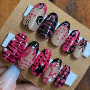 Handmade Press-On Nails Set