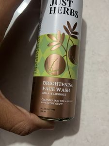 Just Herbs Brightening Face Wash