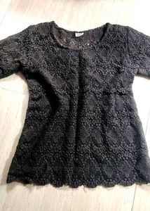 Black Lace Top