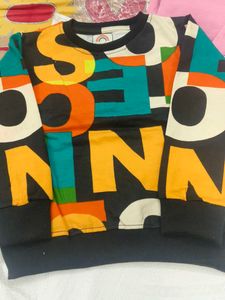 Fun Letter Print Kids Outfit