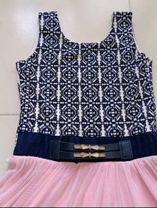 Flared Pink Frock For Pretty Girls 🩷💃