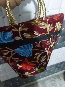 Embroidered Handbag