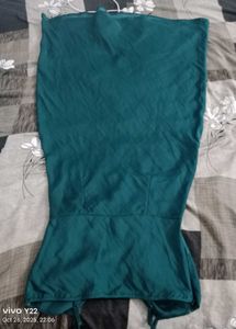 Teal Ruched Bodycon Dress
