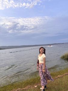 floral long skirt