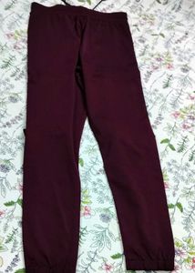 BURGUNDY CARGO PANTS