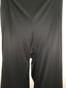 Black silk plazo