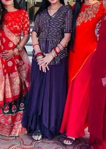 Lehenga With Top And Dupatta , Western Dress Free