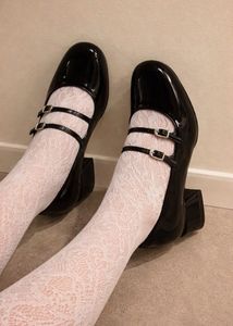 Black Patent Mary Jane Heels