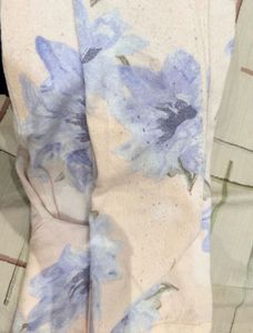 Floral Lace Trim Long Sleeve Top