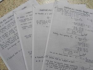 Physics Notes Class XII CBSE - Chapter Summaries