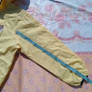 Yellow Hooded Jacket
