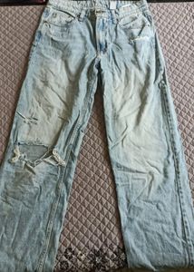 Light Wash Distressed Jeans