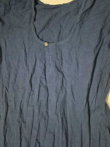 blue cotton kurti