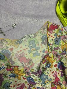 Cute Care Bears Print Top32-34Mesh