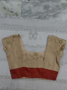 Elegant Embroidered Silk Blouse