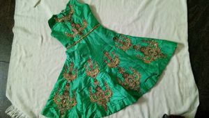 Kids Heavy  Zari Work Gown
