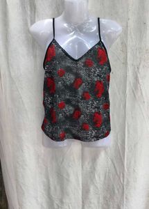 45209. Gothic Rose Print Camisole