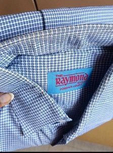 Raymond Classic Blue Checkered Shirt