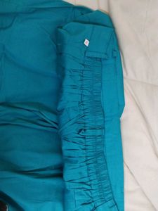 Teal Blue Ladies Pants(SIZE-3XL)