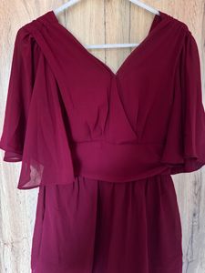 Flare Neck Cake Dress Sexy