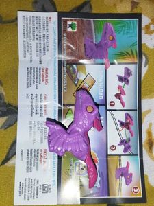 Purple Dinosaur Figure of kinder Joy jurassic worl