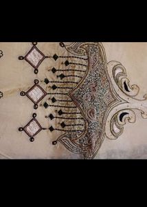 Saree with embroidery