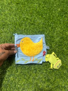 Cute Chick & Frog Cloth Book