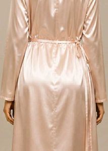 peach satin jacket