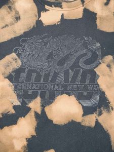 boohoo 'Tokyo Dragon' Acid Wash Graphic Tee