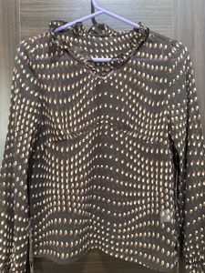 Polka Dots Designer Top For Ladies