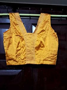 Yellow Embroidered Lehenga Choli Set