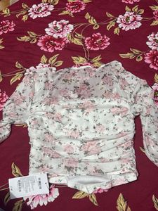 Savana Sheer Floral Mesh Top