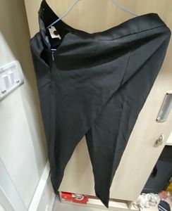 Allen Solly Black Formal Trousers