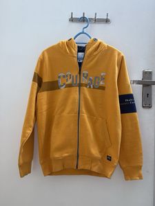 Mustard Hoodie with Zip