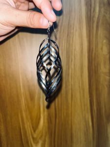 Unique Silver Drop Earrings