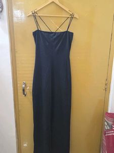 Sleek Black Cutout Maxi Dress