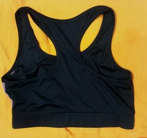 Medium Impact Padded Colourblocked Sports Bra with