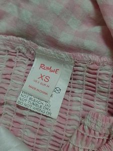 Pink Gingham Crop Top