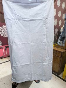 Pure Cotton White Saree