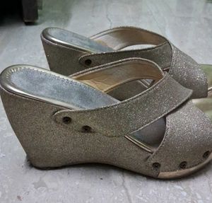 Sparkling Wedge Sandals