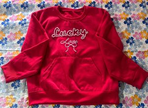 Lucky Love Red Sweatshirt