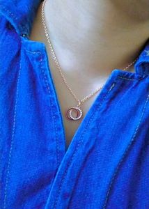 Elegant Circle Pendant Necklace