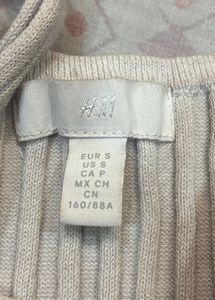 H&amp;M Ribbed Knit V-Neck Cami