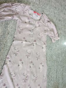 Floral Print Kurta