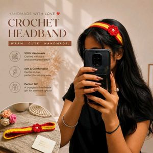 Floral signature Crochet Headband